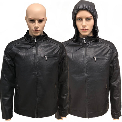 Faux Leather Biker Jacket